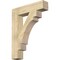 Ekena Millwork Merced Block Rough Sawn Bracket, Douglas Fir, 6"W x 30"D x 38"H BKT06X30X38MRC05RDF - alternate 1